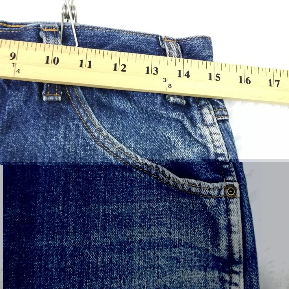 Dickies Mens Jeans Straight Leg Blue Denim Relaxed Fit Medium Wash 32x32